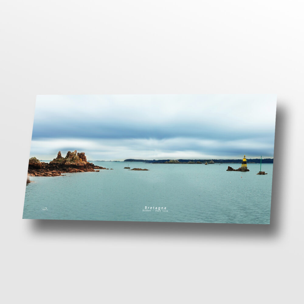 Image déco Bretagne panoramique sur plexi