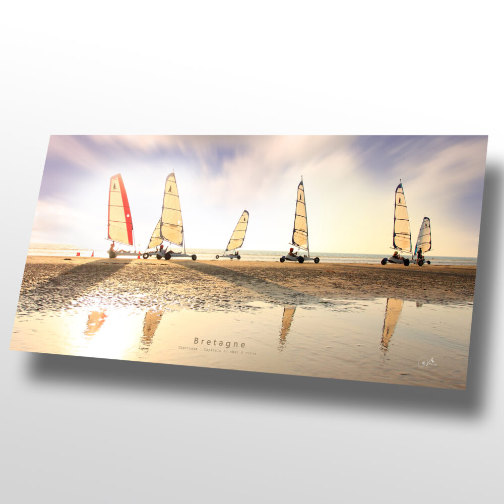 Image déco Bretagne panoramique sur plexi
