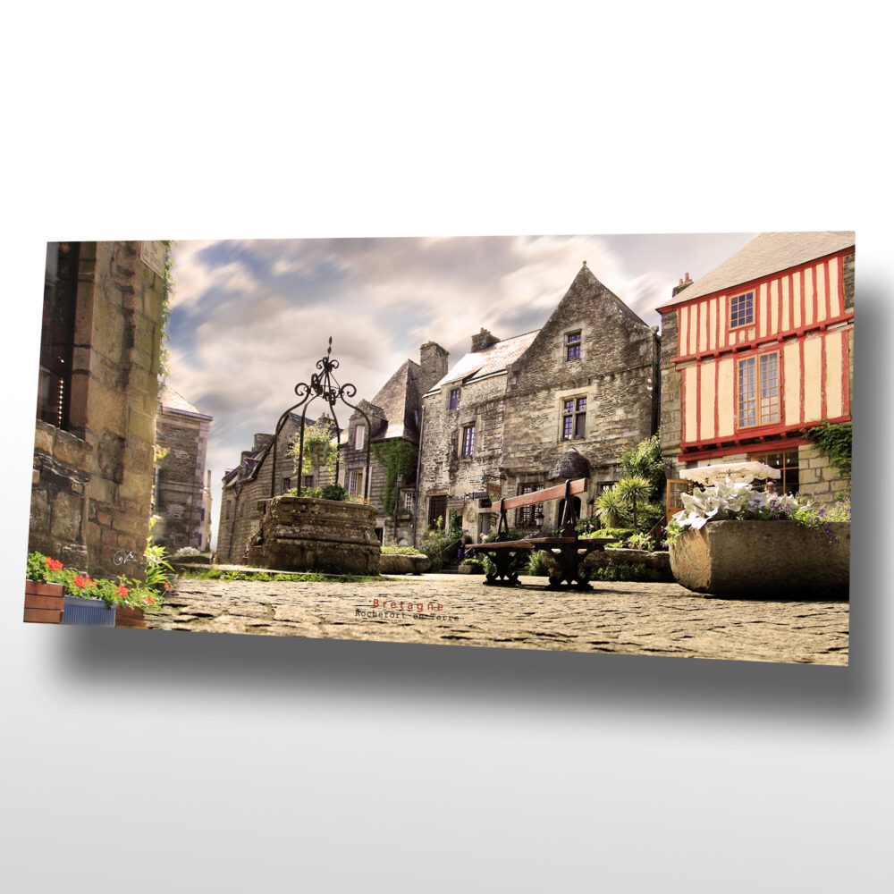Image déco Bretagne panoramique sur plexi