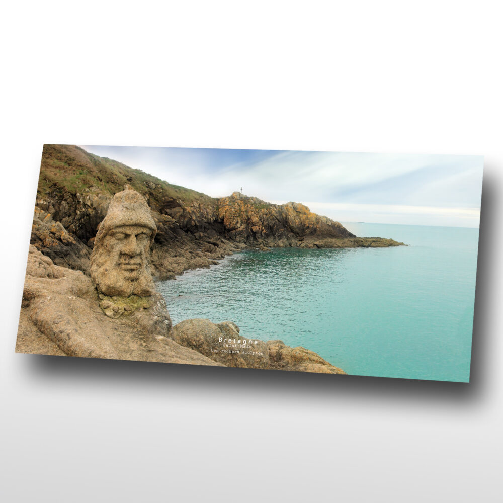 Image déco Bretagne panoramique sur plexi