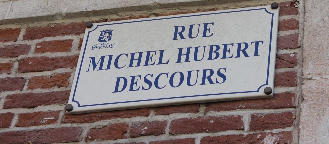 Rue Michel Hubert Descours à Bernay dans l'Eure
