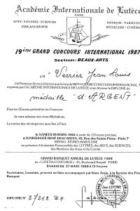 distinction_jean-louis-verrier_Lutèce_1988